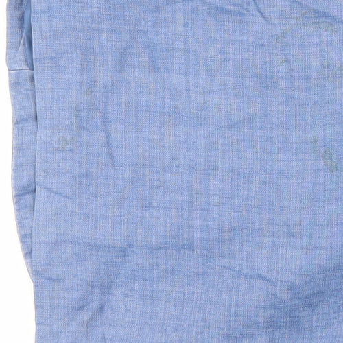 Monki Women Blue Lyocell Relaxed Open Coatigan Size S