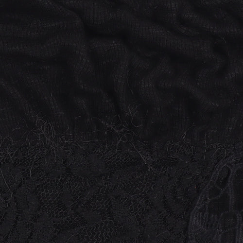 Hippie Rose Women’s Black Lace Detail Bohemian Blouse L