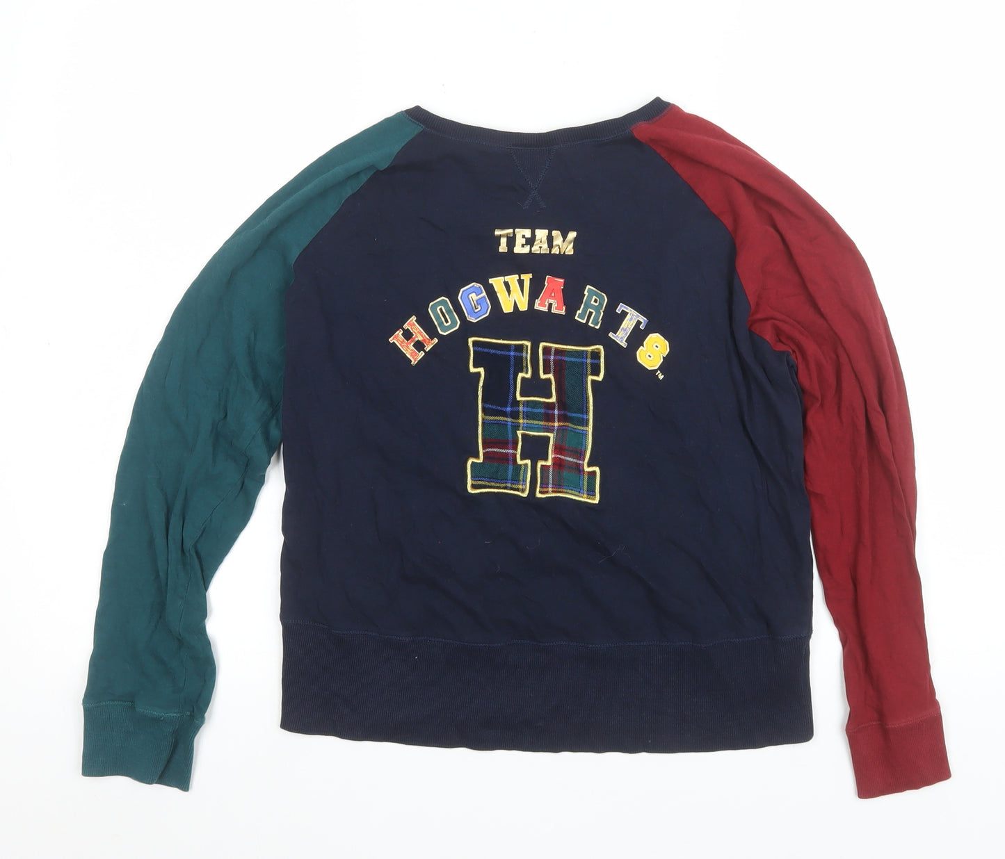 Marks and Spencer Boys Navy Hogwarts Pyjama Top Long Sleeve 8-9 Years