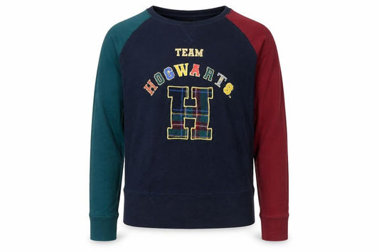 Marks and Spencer Boys Navy Hogwarts Pyjama Top Long Sleeve 8-9 Years