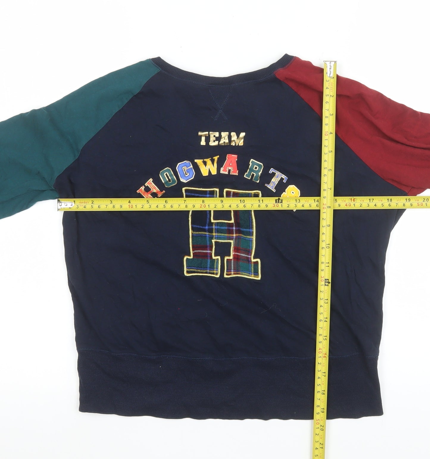 Marks and Spencer Boys Navy Hogwarts Pyjama Top Long Sleeve 8-9 Years