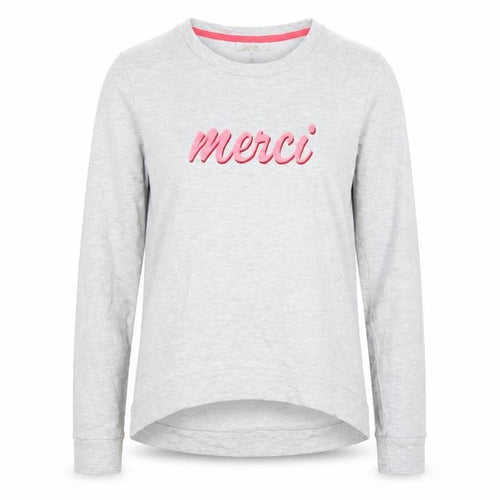 Oasis Womens Grey Merci Long Sleeve Casual T-Shirt Size M