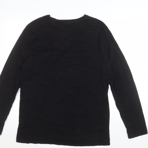 Marvel Spider-Man Black Long Sleeve Pyjama Top Mens Size L