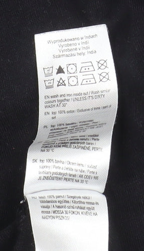 Marvel Spider-Man Black Long Sleeve Pyjama Top Mens Size L