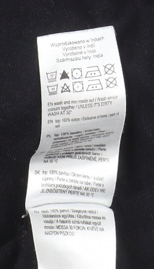 Marvel Spider-Man Black Long Sleeve Pyjama Top Mens Size L