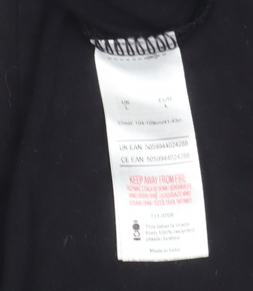 Marvel Spider-Man Black Long Sleeve Pyjama Top Mens Size L