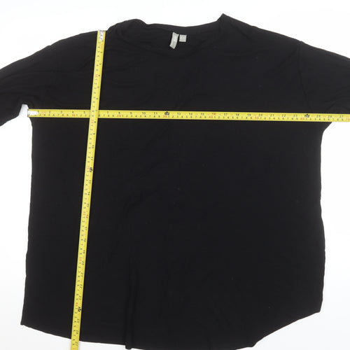 ASOS Women’s Black Long Sleeve Basic Jersey Top UK 20