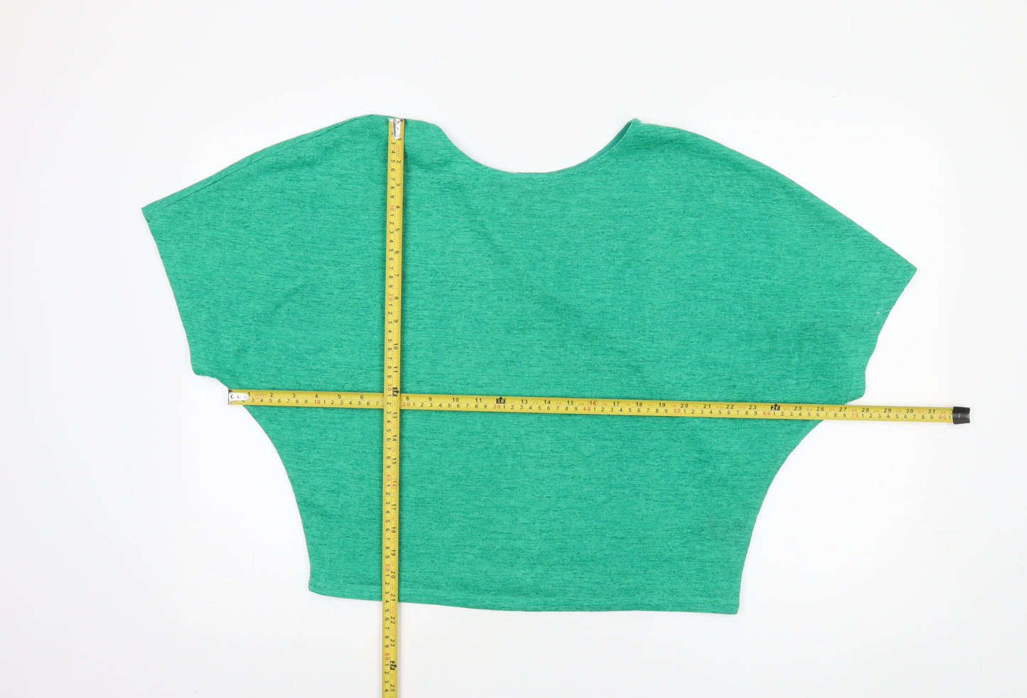 Next Women’s Green Cropped Jersey T-Shirt Size 12