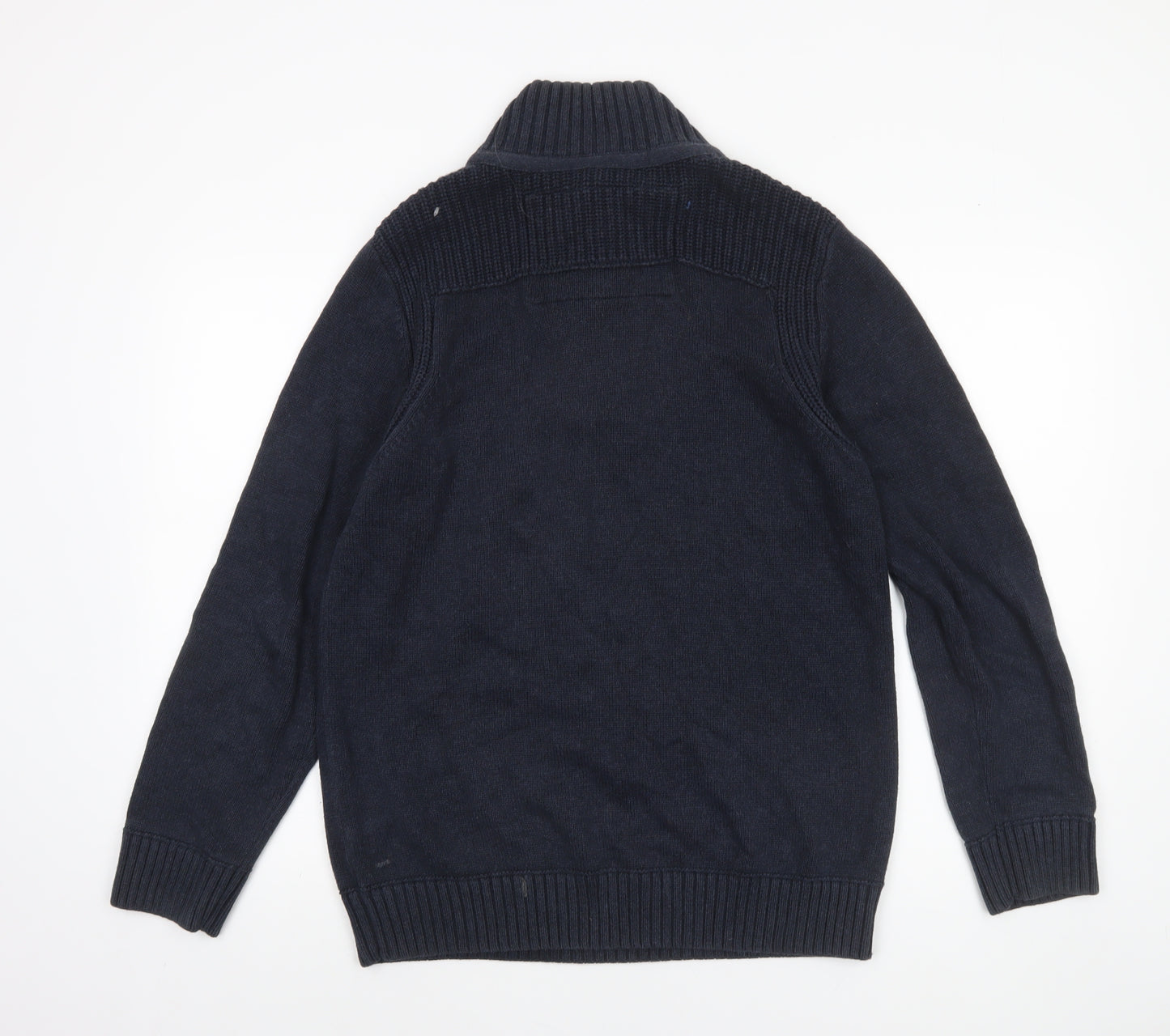 Designers at Debenhams Men's Blue Cotton Henley Jumper Medium