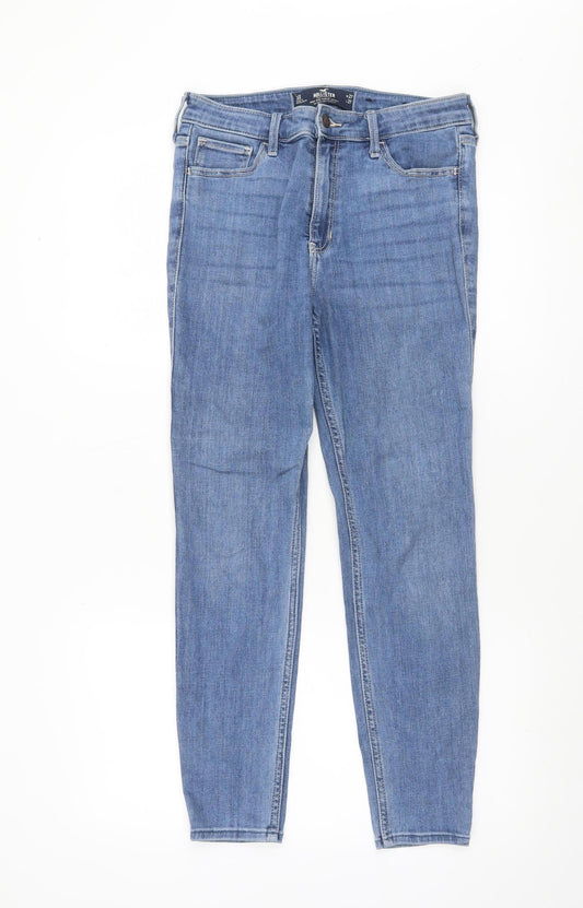 Hollister Women Blue High Rise Super Skinny Jeans Size 8 W27 L27