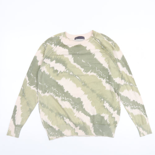 Marks and Spencer Women’s Green Camouflage Pullover Jumper Size S