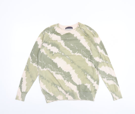 Marks and Spencer Women’s Green Camouflage Pullover Jumper Size S