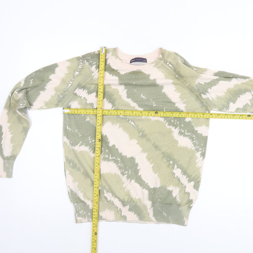 Marks and Spencer Women’s Green Camouflage Pullover Jumper Size S