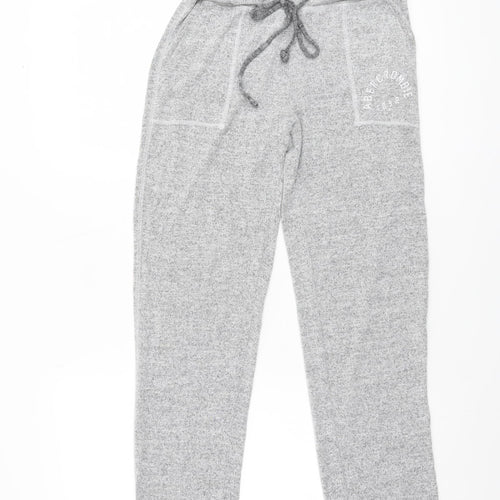 Abercrombie & Fitch Womens Grey XS Jogger Trousers Knit Lounge Pants