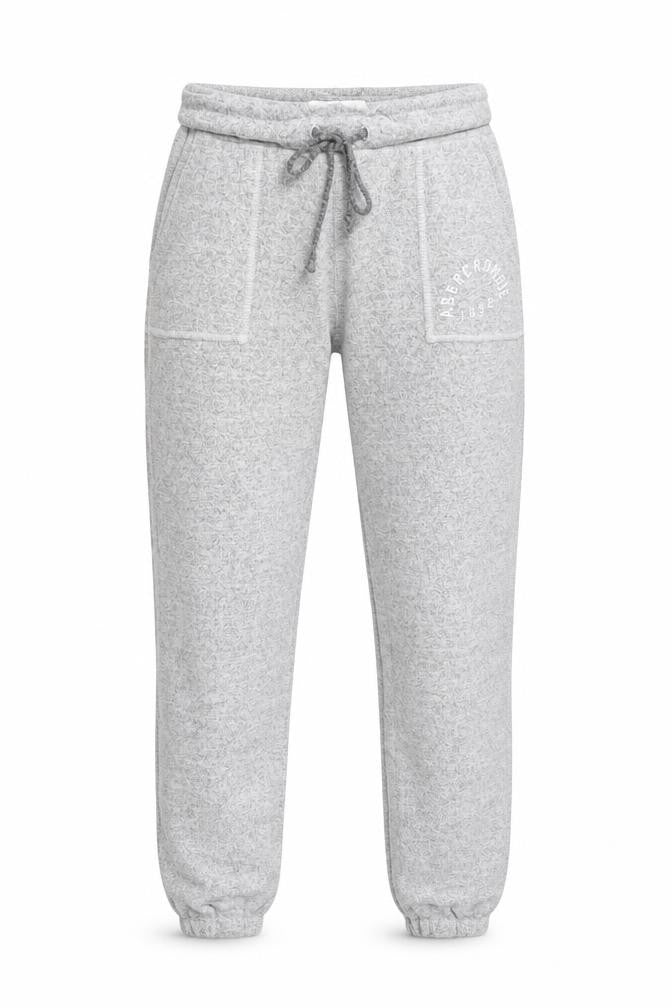 Abercrombie & Fitch Womens Grey XS Jogger Trousers Knit Lounge Pants