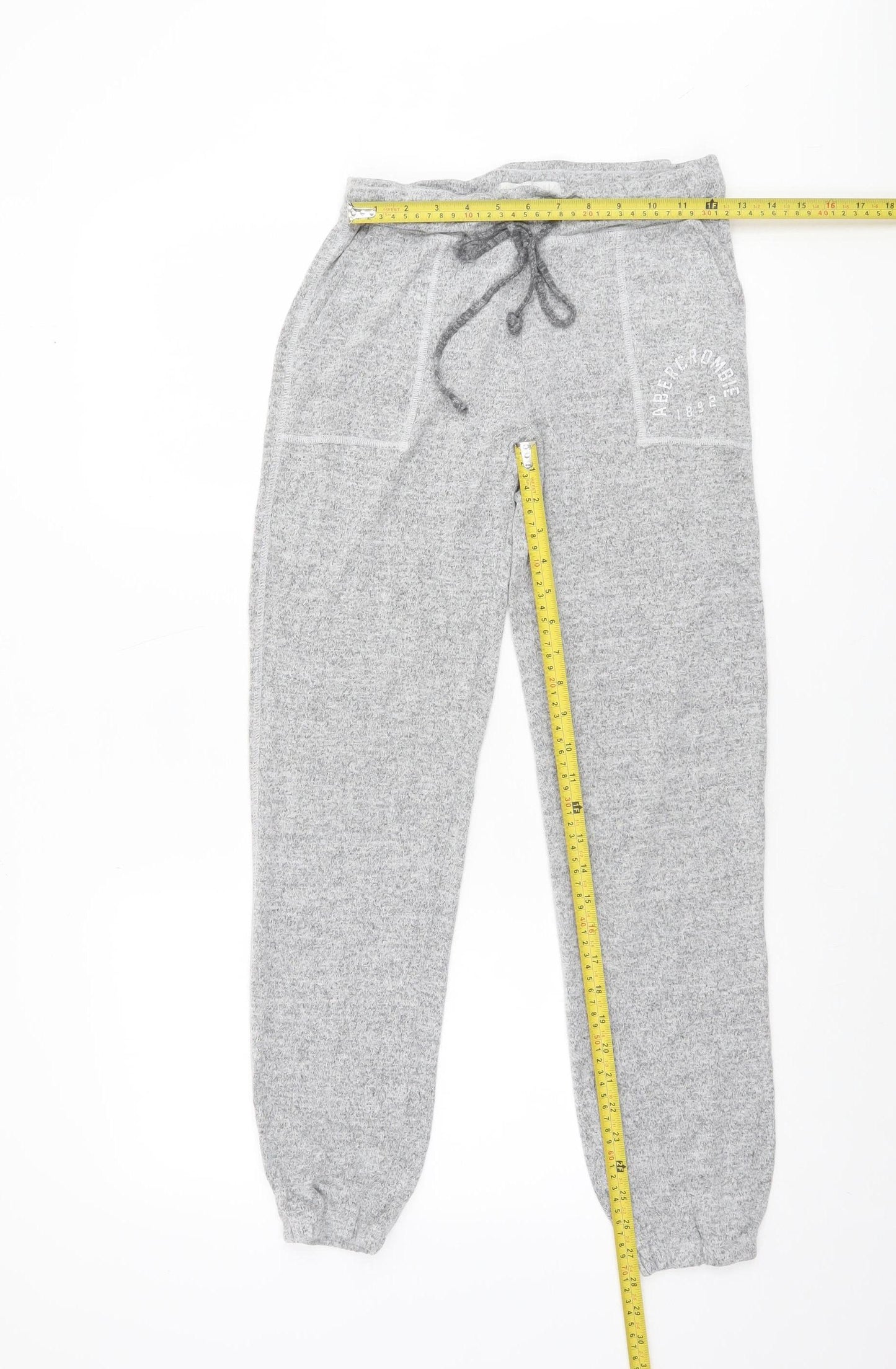 Abercrombie & Fitch Womens Grey XS Jogger Trousers Knit Lounge Pants