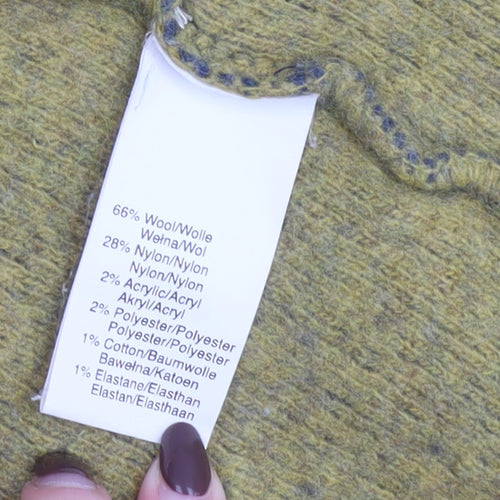 Chiaramente Women's Blue Wool Hooded Cardigan Size S