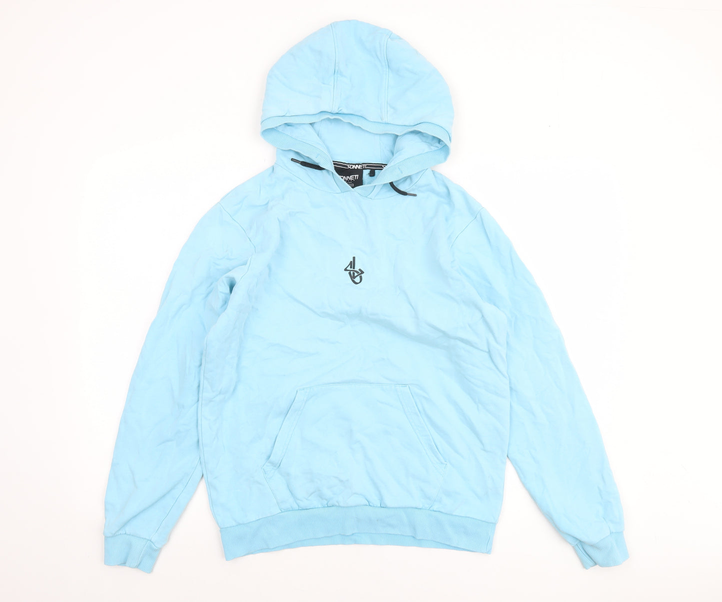 Sonnet London Boys Blue Cotton Pullover Hoodie 13-15 Years
