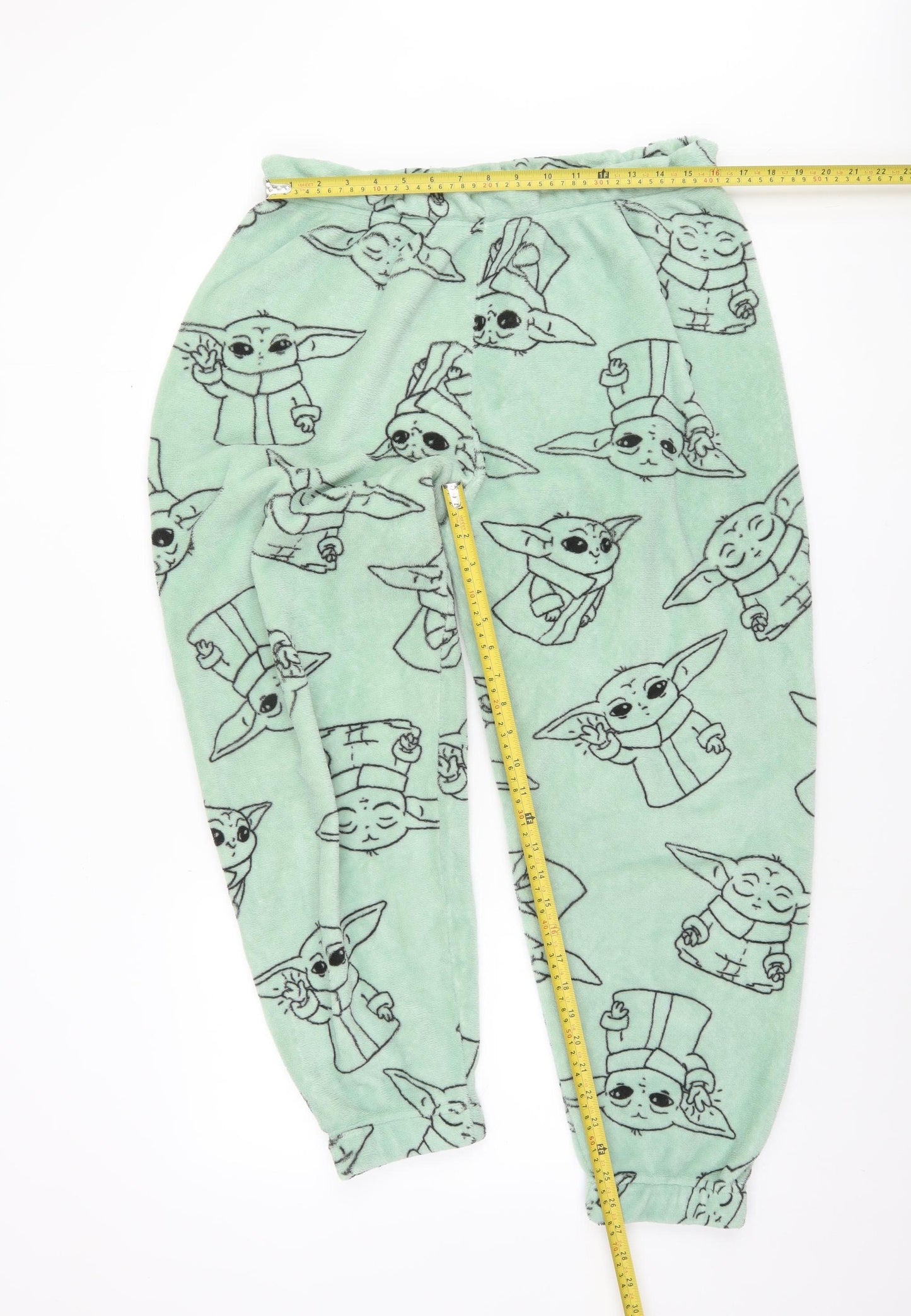 Primark Women’s Green Star Wars Baby Yoda Fleece Pyjama Pants L