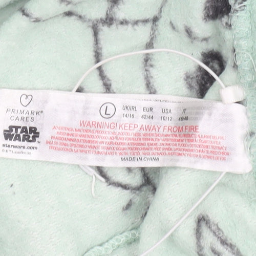 Primark Women’s Green Star Wars Baby Yoda Fleece Pyjama Pants L