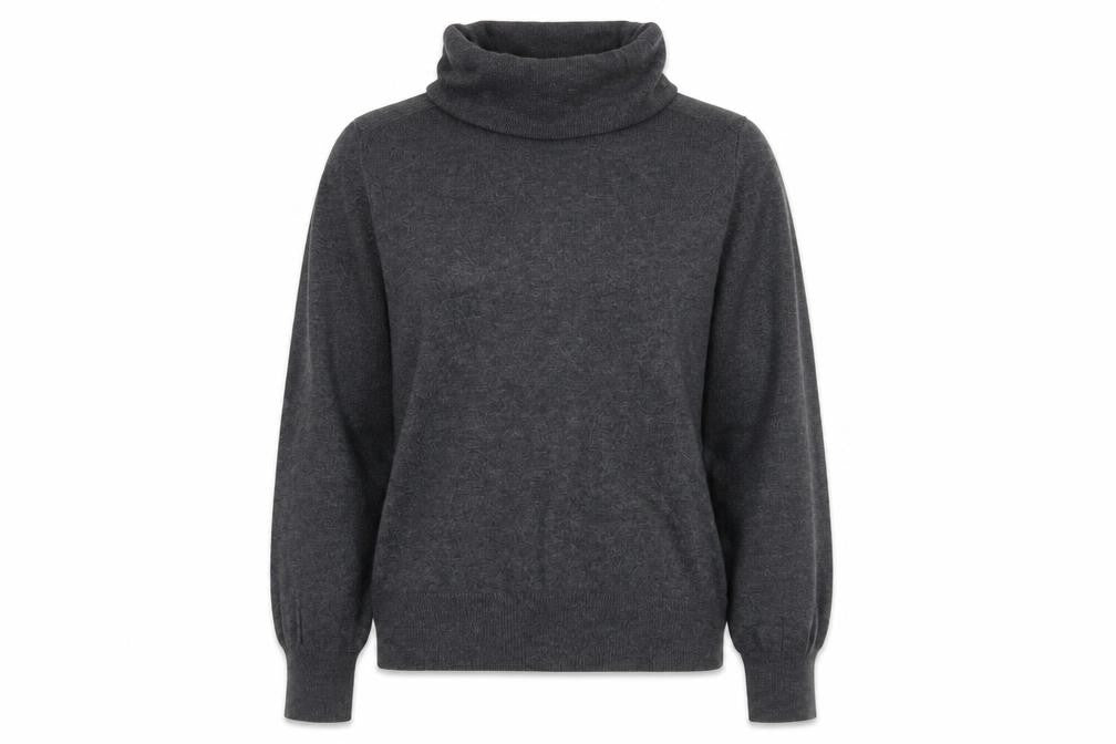 Marks and Spencer Women Grey Cowl Neck Long Sleeve Jumper Size 14