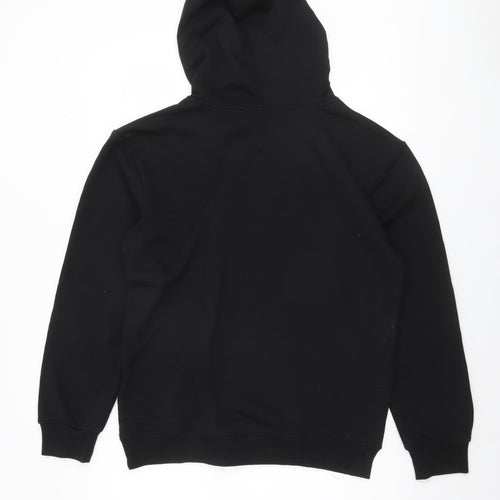 FROMTHEDIRT Men's Black Pullover Hoodie Medium Music Logo Fleece