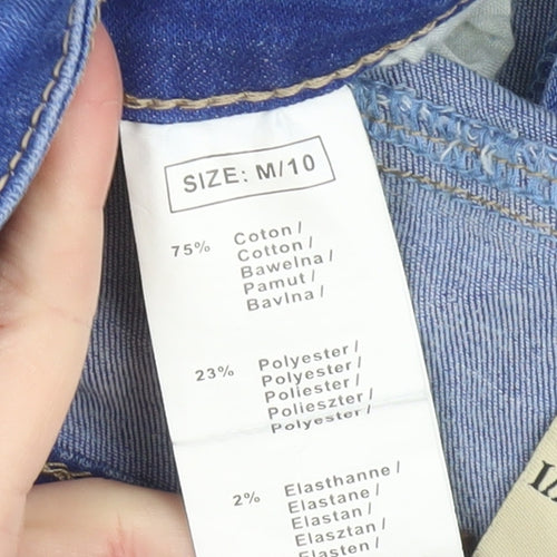 GIRL VIVI Women Blue Denim Knee Length Pencil Skirt Size 10