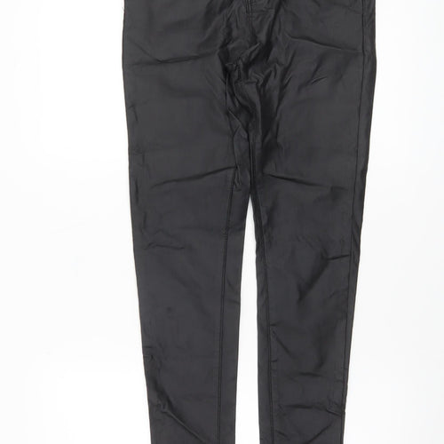 Estee Brown Womens Black Slim Fit Stretch Trousers Size 12