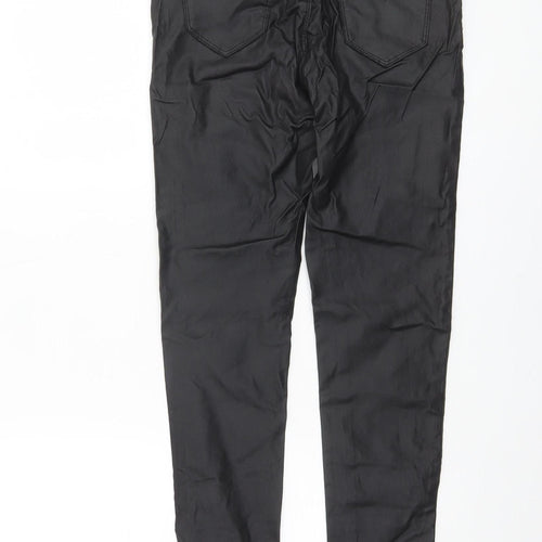 Estee Brown Womens Black Slim Fit Stretch Trousers Size 12