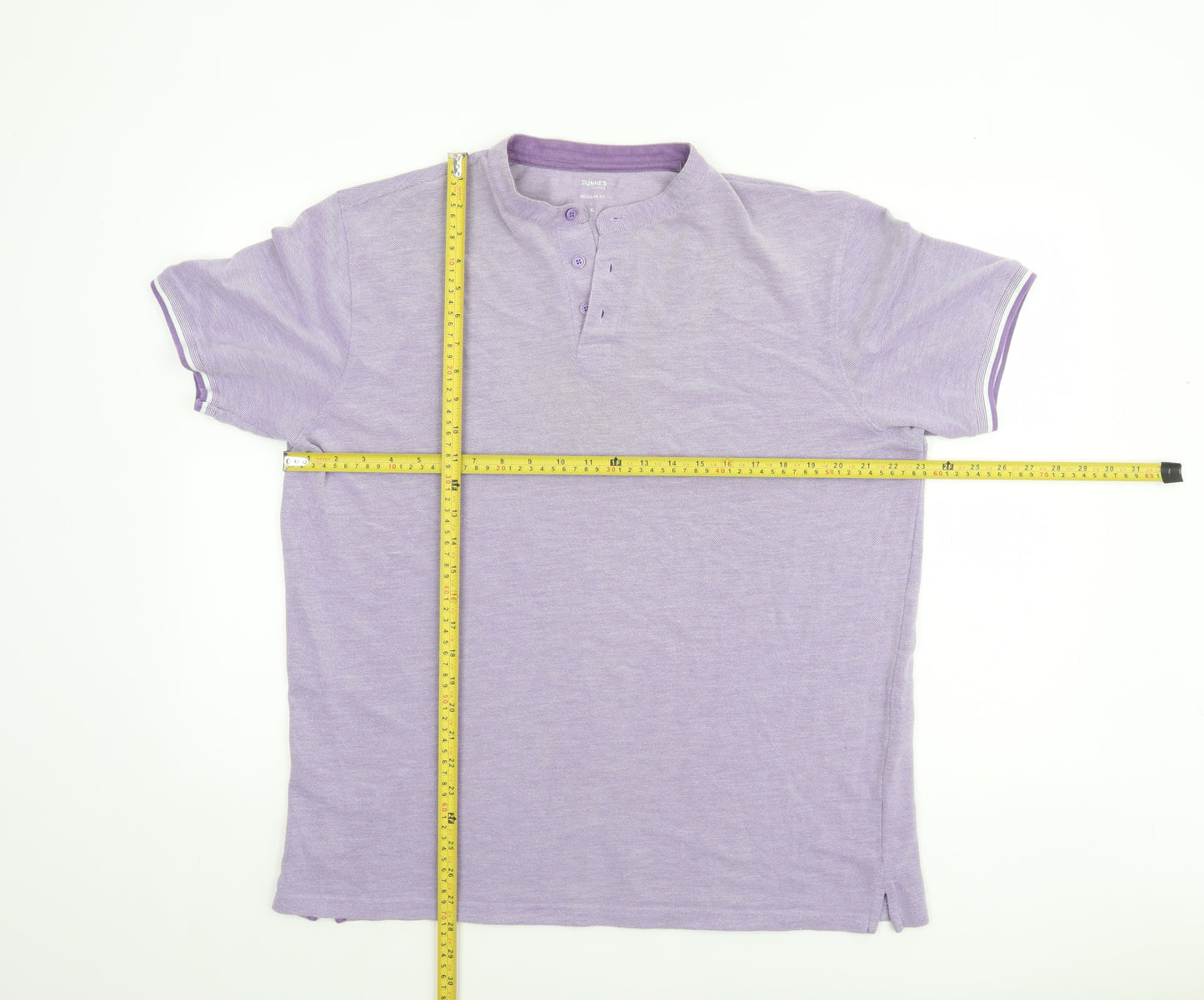 Dunnes Stores Men’s Purple Regular Fit Cotton Polo Shirt XL