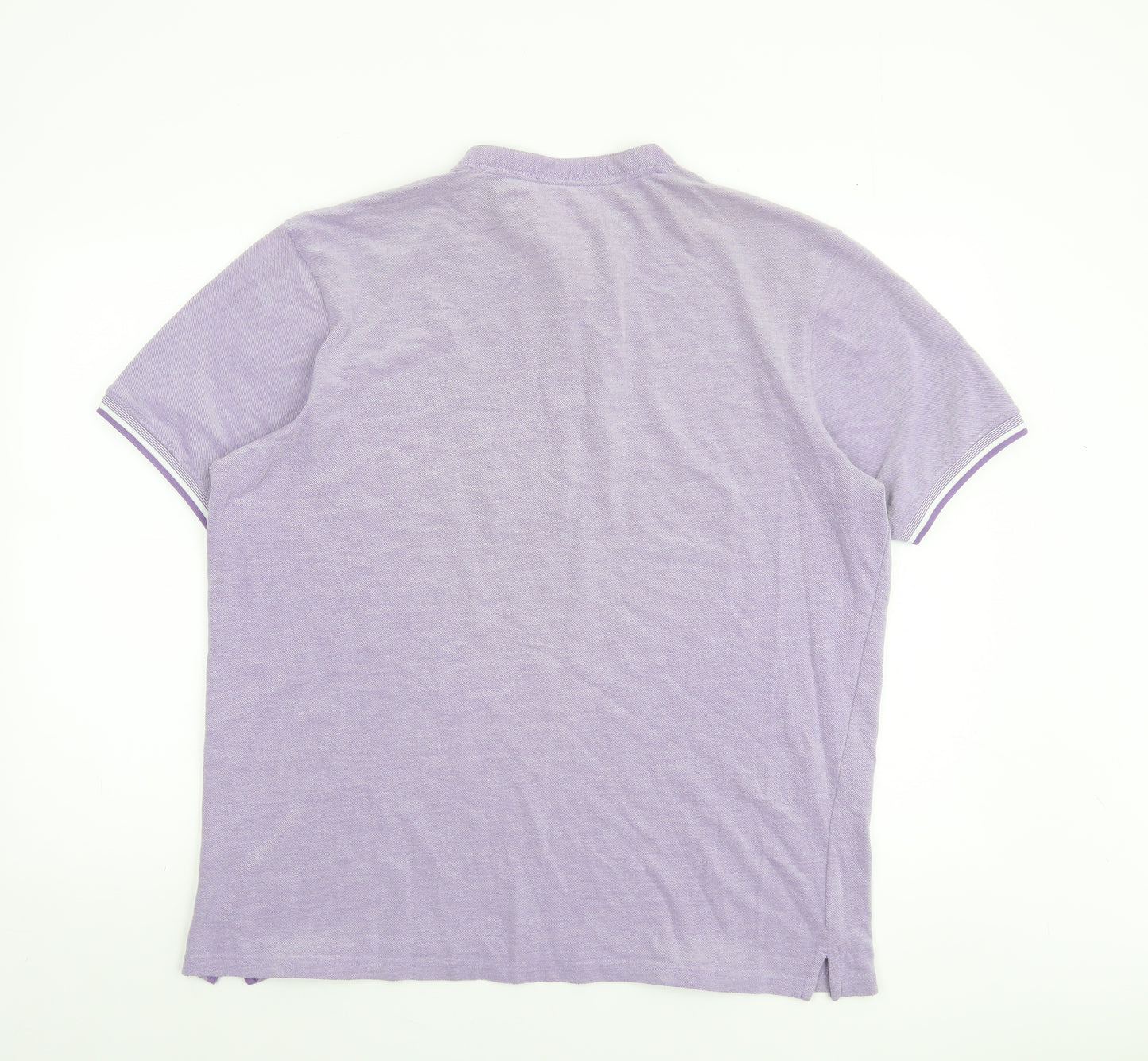 Dunnes Stores Men’s Purple Regular Fit Cotton Polo Shirt XL