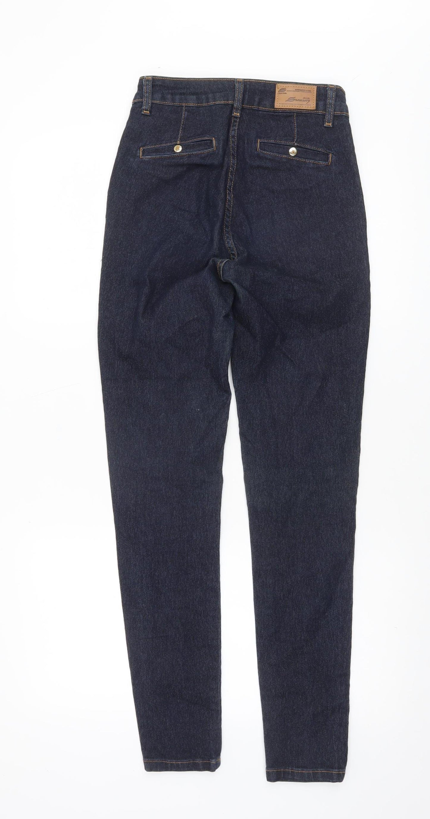 Sawary Women's Blue High Rise Straight Denim Jeans Size 8