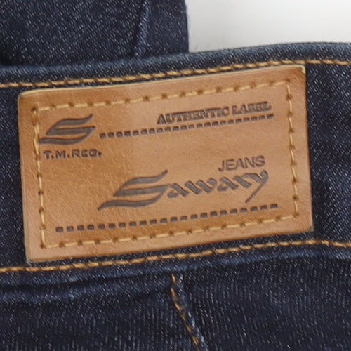 Sawary Women's Blue High Rise Straight Denim Jeans Size 8