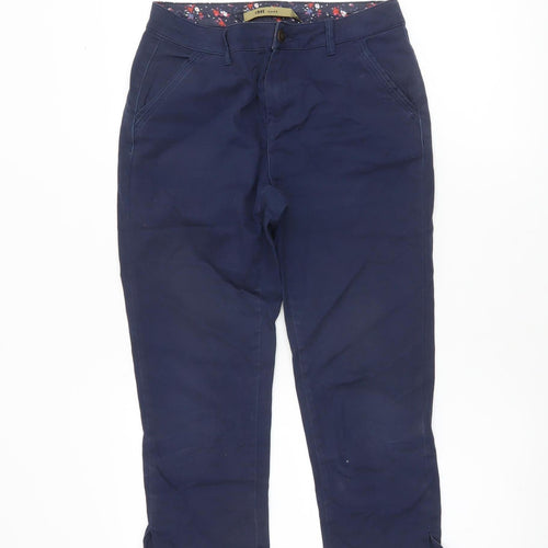 Love Jeans Women's Blue Chino Trousers Size 8 Regular Fit