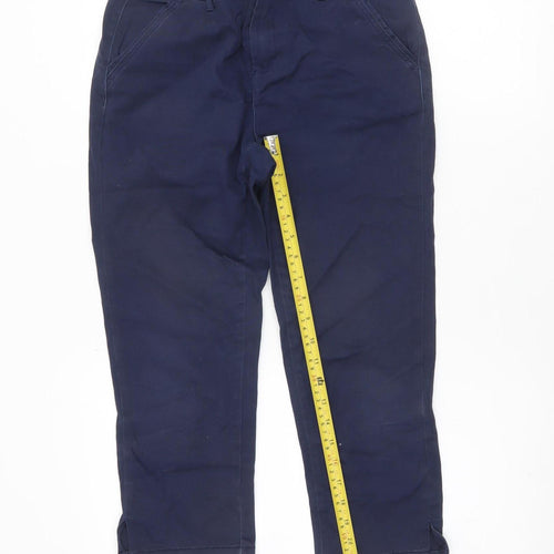 Love Jeans Women's Blue Chino Trousers Size 8 Regular Fit