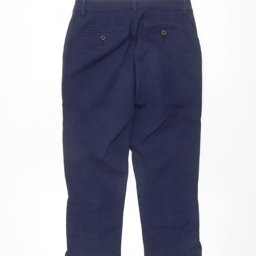 Love Jeans Women's Blue Chino Trousers Size 8 Regular Fit