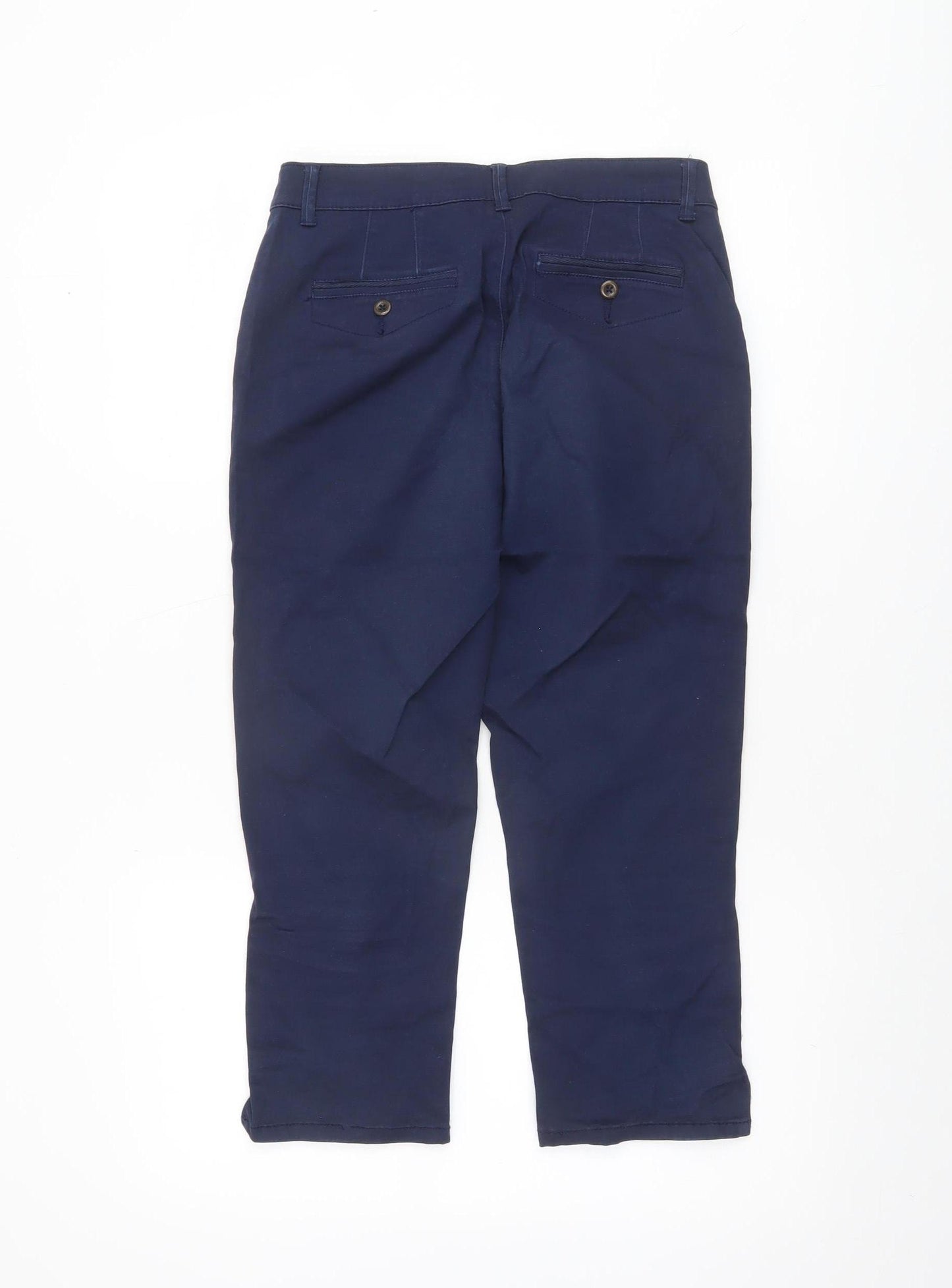 Love Jeans Women's Blue Chino Trousers Size 8 Regular Fit