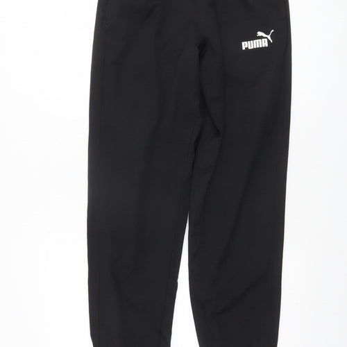 Puma Men's Black Jogger Trousers Size S Regular Fit