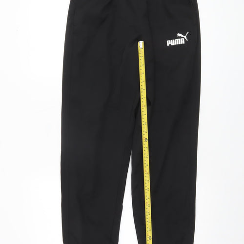 Puma Men's Black Jogger Trousers Size S Regular Fit