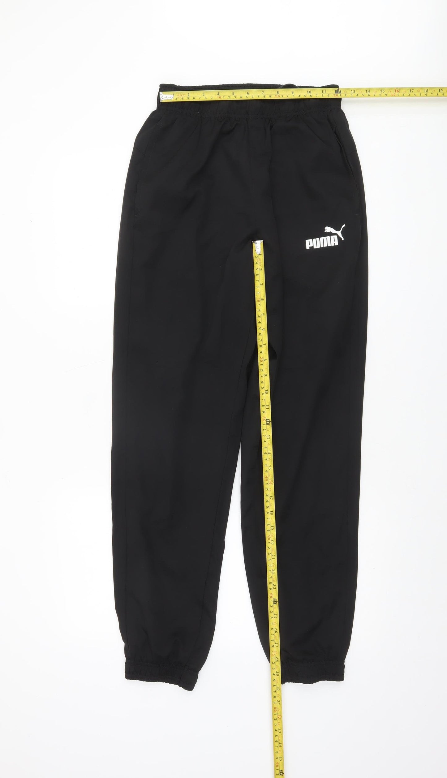 Puma Men's Black Jogger Trousers Size S Regular Fit