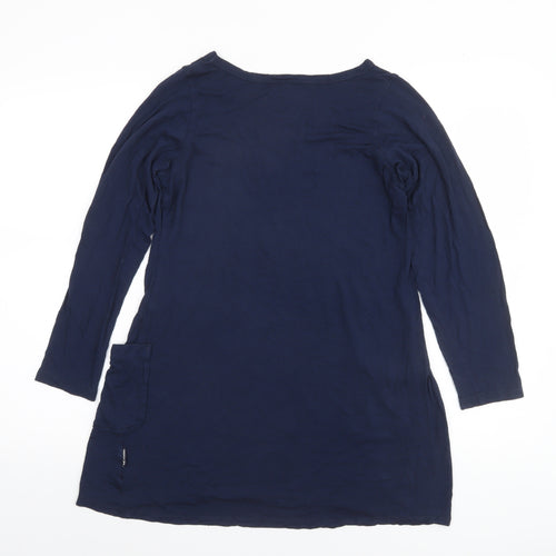 Trespass Womens Blue Long Sleeve Viscose Tunic Top Size M