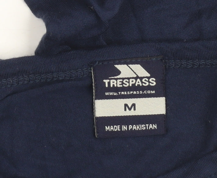 Trespass Womens Blue Long Sleeve Viscose Tunic Top Size M