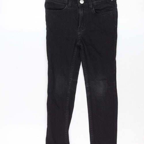 &Denim Boys Black Skinny Fit Jeans 6 Years Adjustable Waist