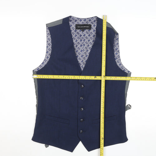 Taylor & Wright Men's Blue Classic Waistcoat Size S 36in