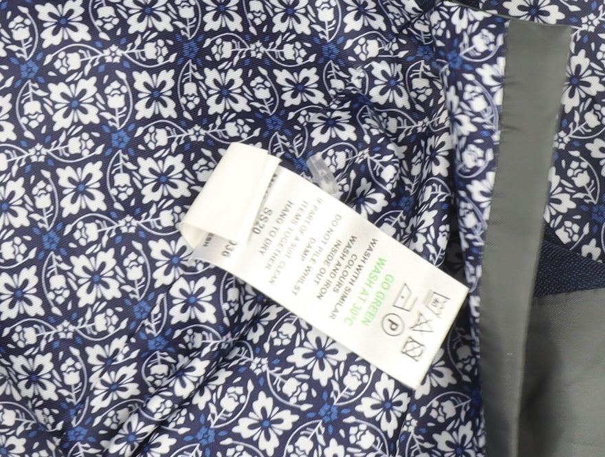 Taylor & Wright Men's Blue Classic Waistcoat Size S 36in