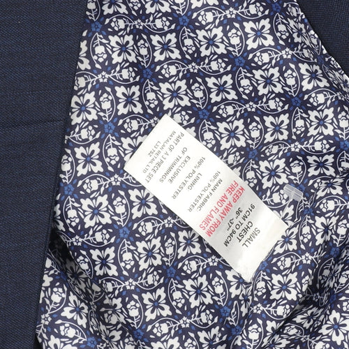 Taylor & Wright Men's Blue Classic Waistcoat Size S 36in