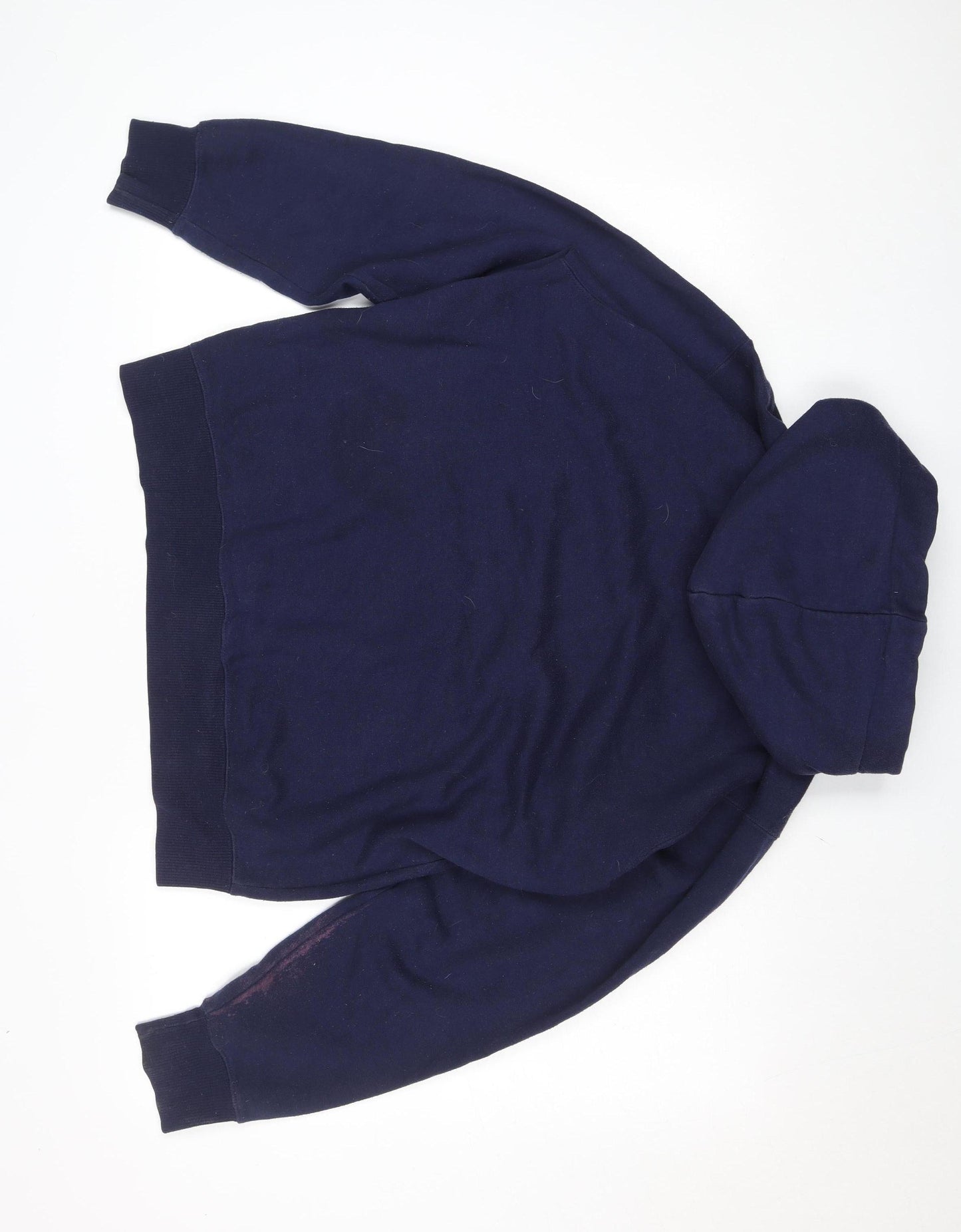 TOG24 Men's Blue Pullover Hoodie L Graphic Print Outdoor Sweatshirt