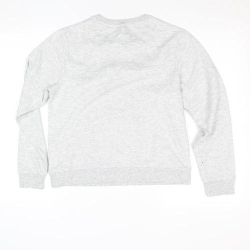 Debenhams Girls Grey Penguin Pullover Sweatshirt Size 12 Years