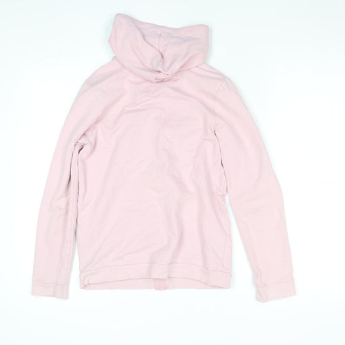 Marks and Spencer Girls Pale Pink Full Zip Hoodie 13-14 Years
