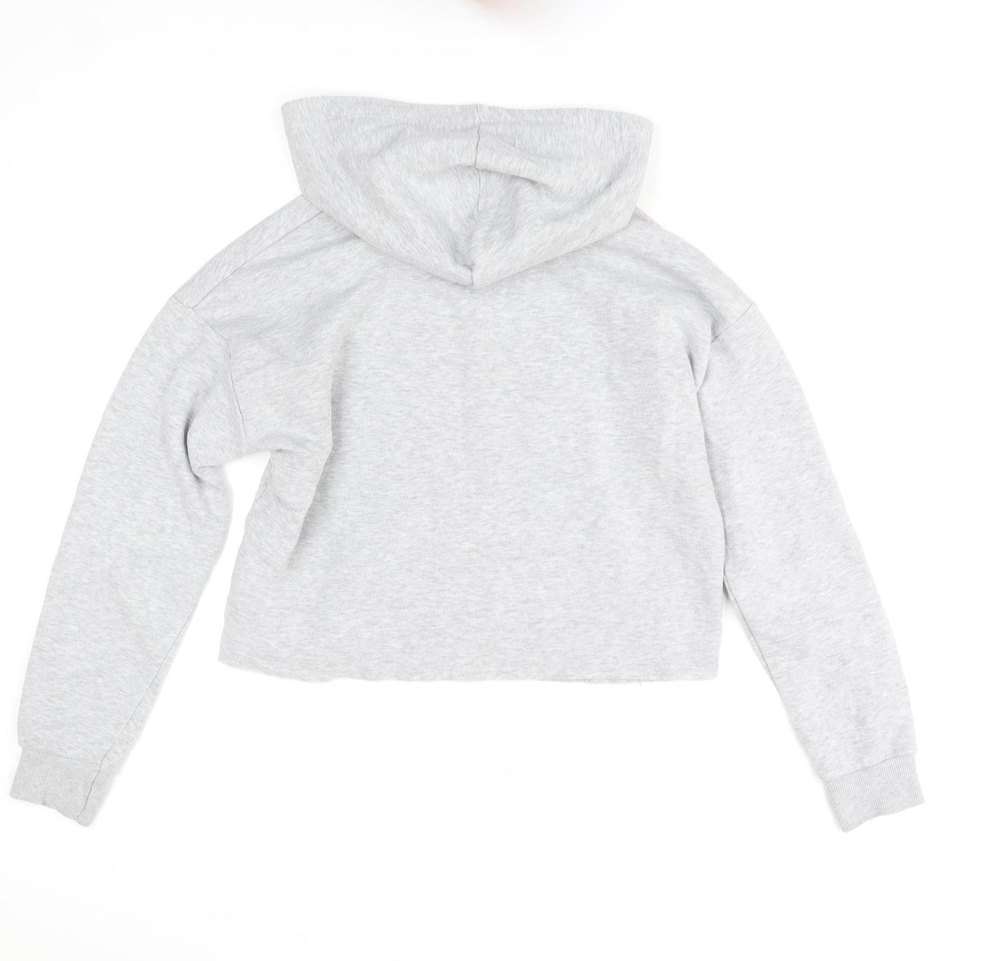 New Look 915 Girls Grey Santa Monica Cropped Hoodie Age 14-15 Years Pullover